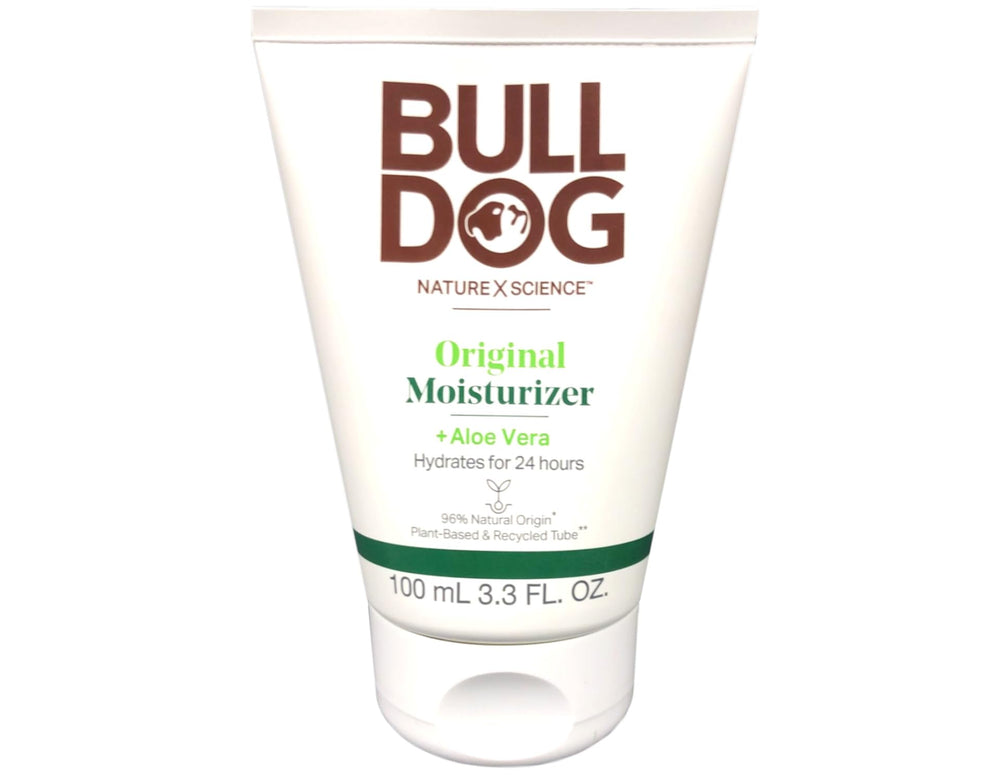 Bulldog Hidratante Original para Hombres, textura cremosa para aplicación suave.