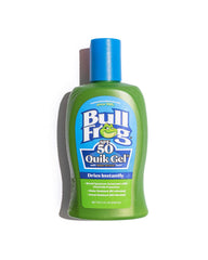 Bullfrog Quik Gel protector solar frente, protección UVA/UVB y sensación suave