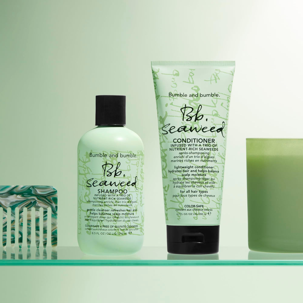 Bumble and bumble Seaweed Conditioner, color seguro cuida el color sin perder hidratación.