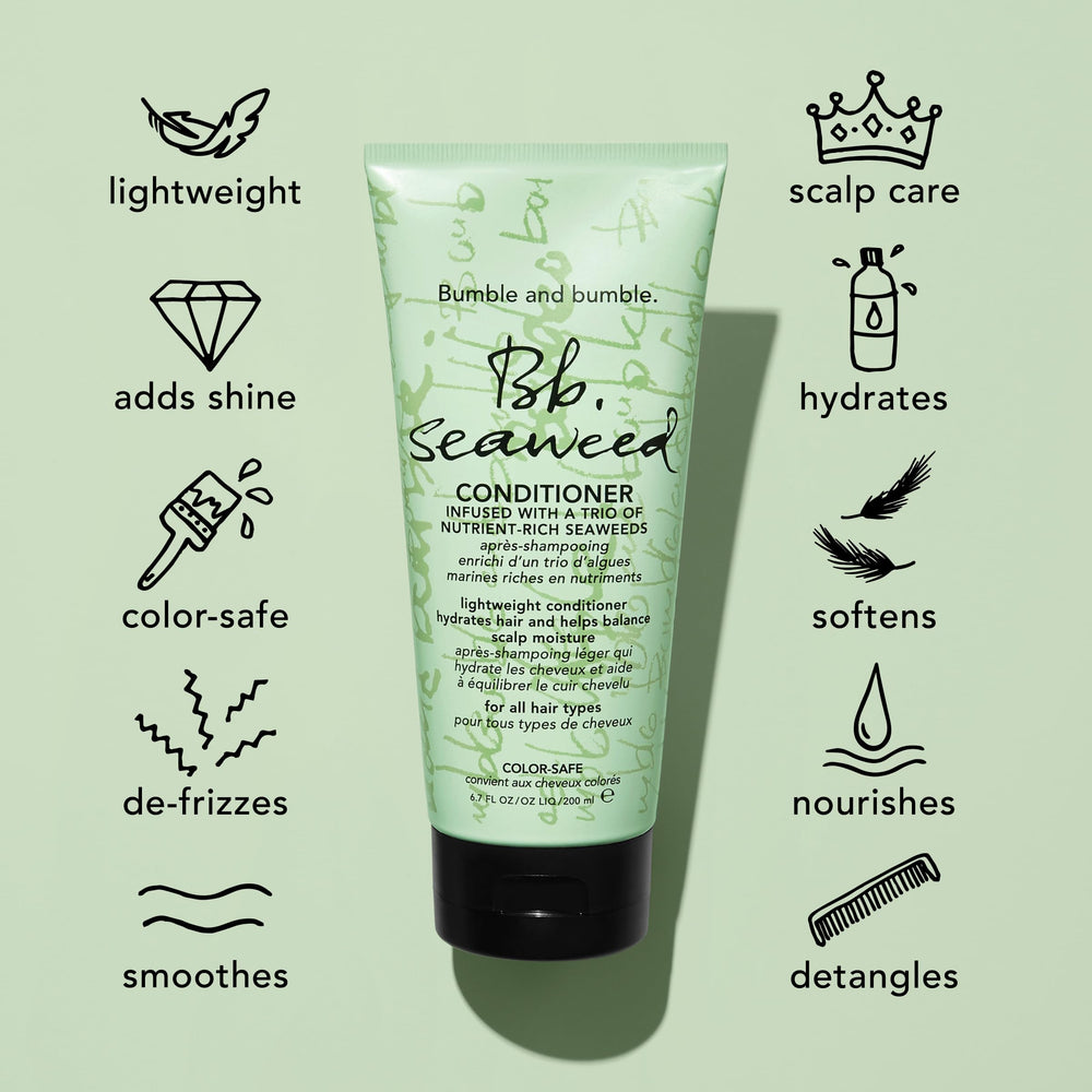 Bumble and bumble Seaweed Conditioner, fragancia fresca ideal para uso diario.