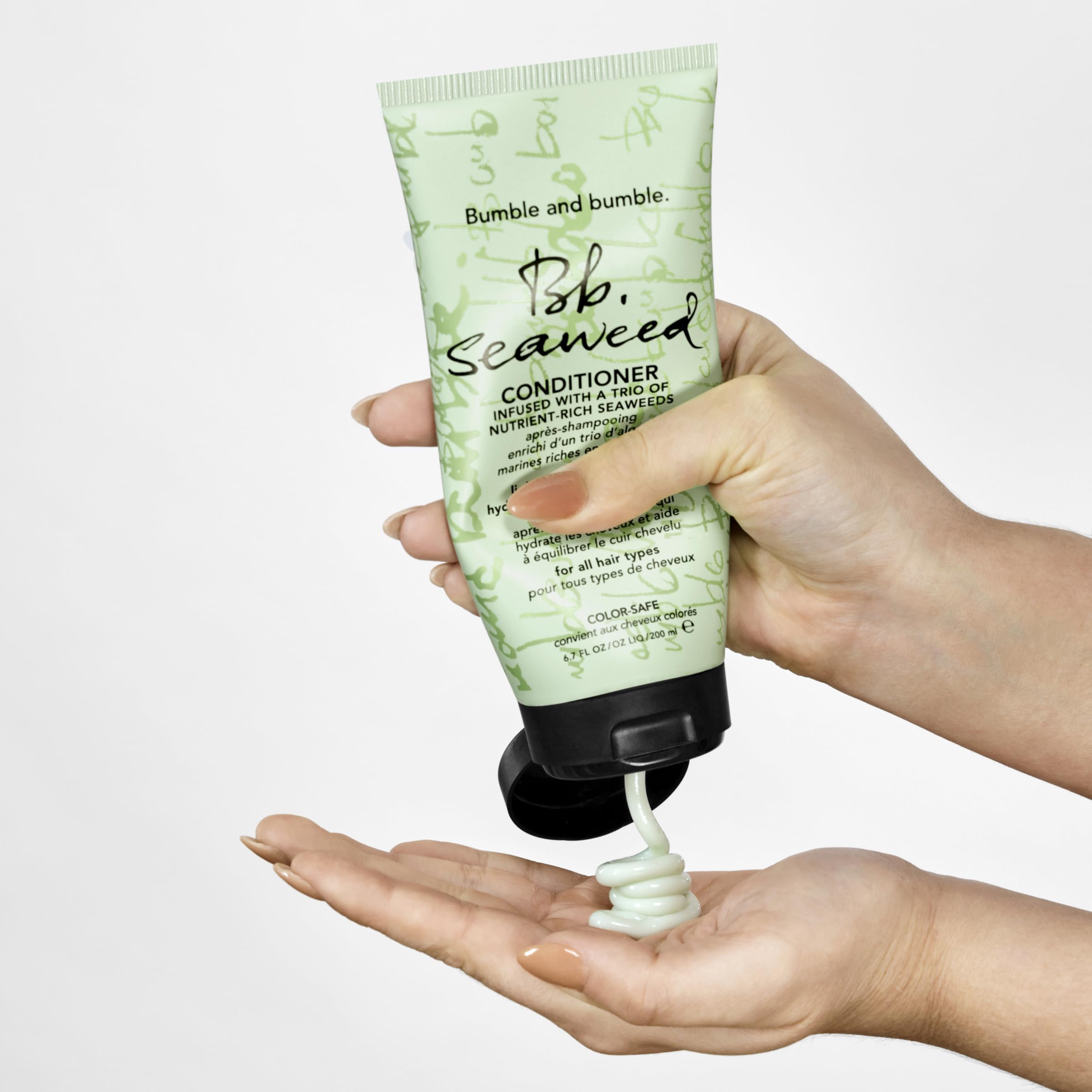 Bumble and bumble Seaweed Conditioner, ingredientes clave con algas nutritivas para el cuero cabelludo.