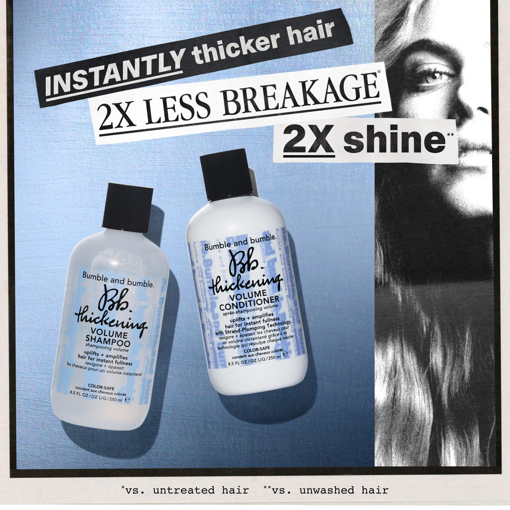 Bumble and bumble Acondicionador engrosante, aplicación diaria ligera para volumen sin peso.