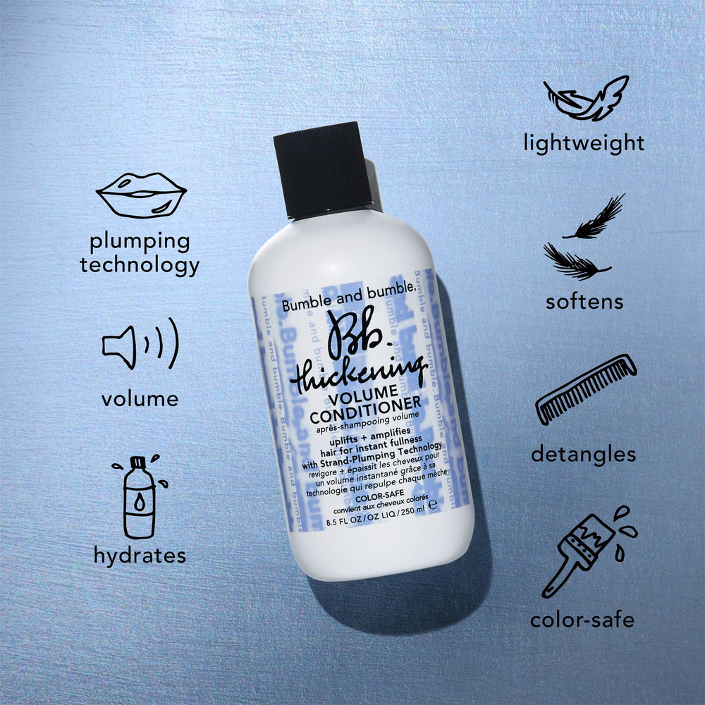 Bumble and bumble Acondicionador engrosante, cabello con movimiento y plenitud sin peso.