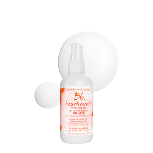 Bumble and bumble Aceite Invisible protege el cabello del calor de herramientas.