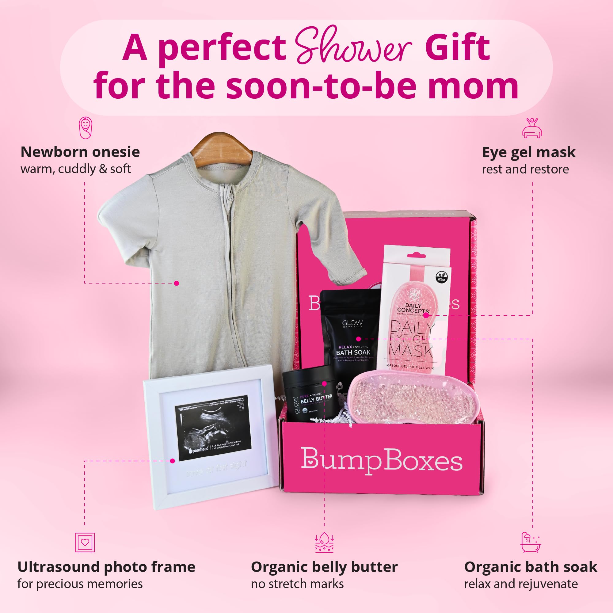 Manteca para barriga Glow Organics, aplicación suave