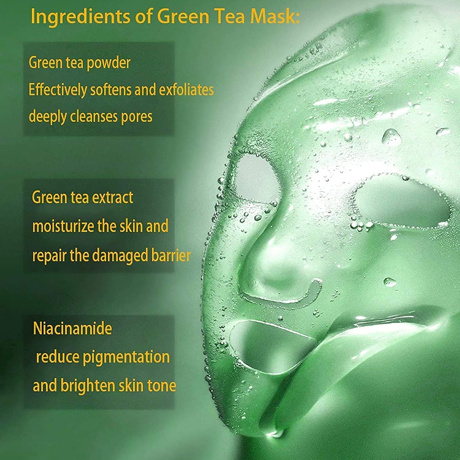 Bupposes Mascarilla Arcilla Te Verde: apta para todos los tipos de piel, hombres y mujeres