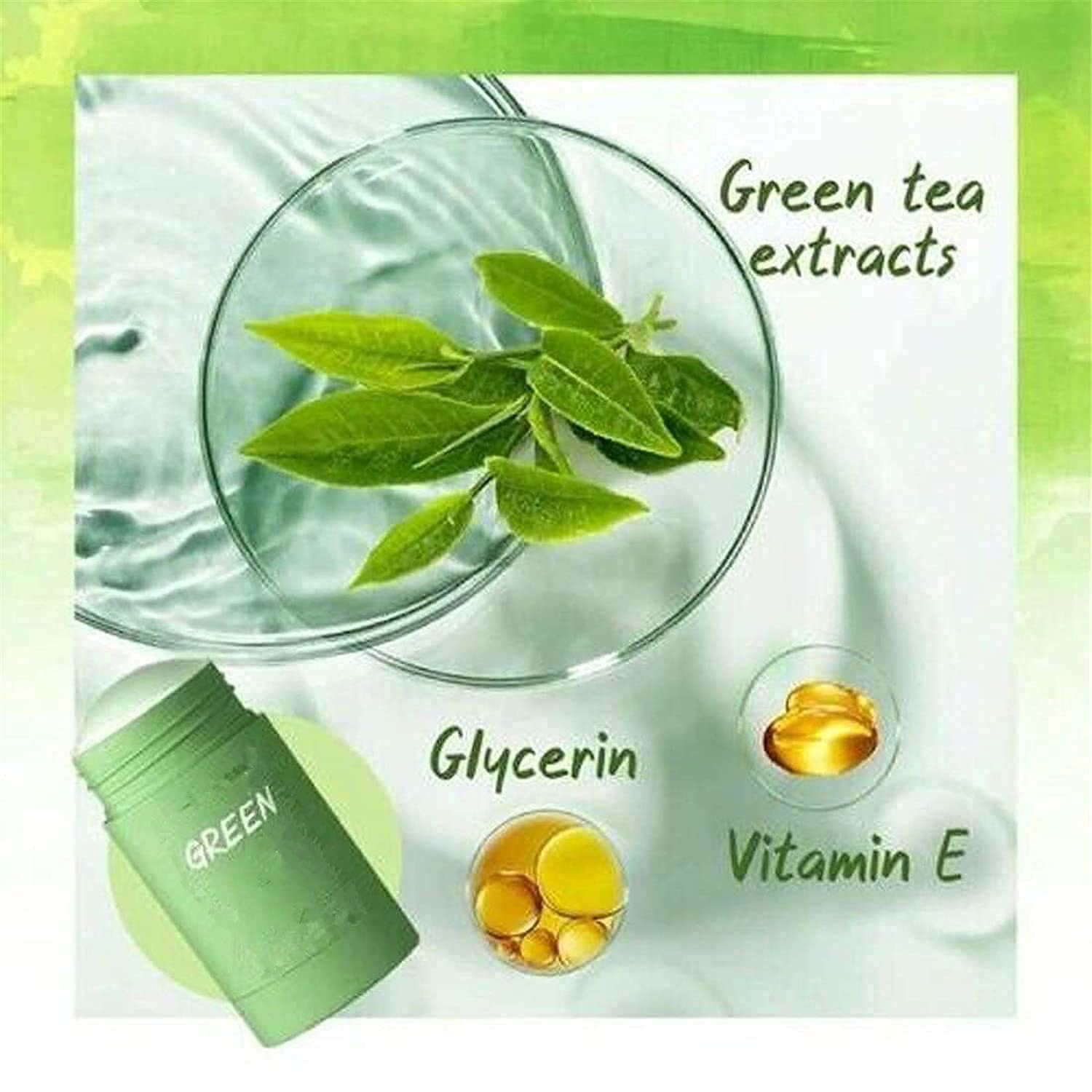 Bupposes Mascarilla Arcilla Te Verde: formato portátil ideal para usar en casa o viaje