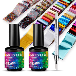 Burano: botellas de gel adhesivo de 15 ml para láminas de transferencia