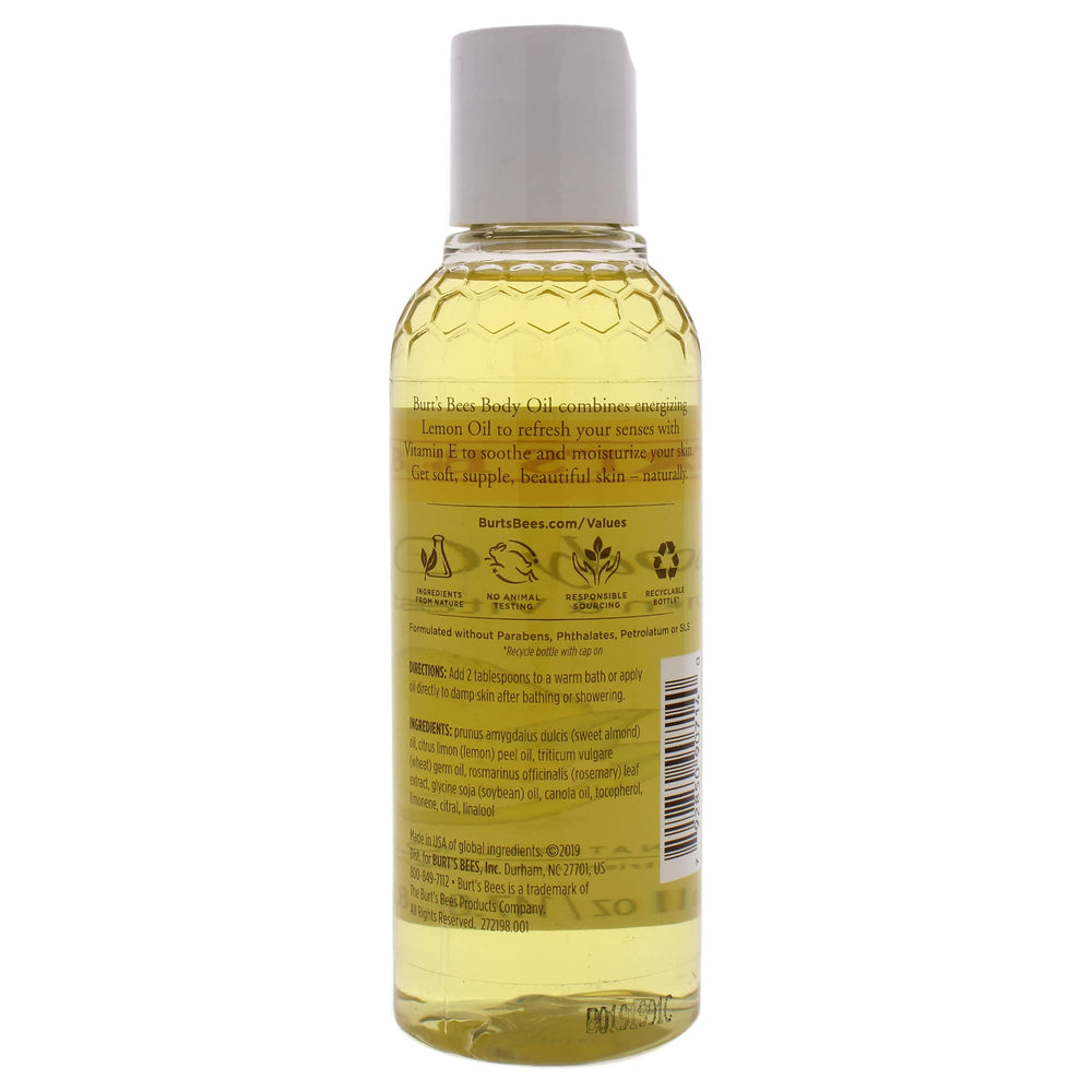 Burts Bees Aceite corporal limón y vitamina E para uso tras la ducha