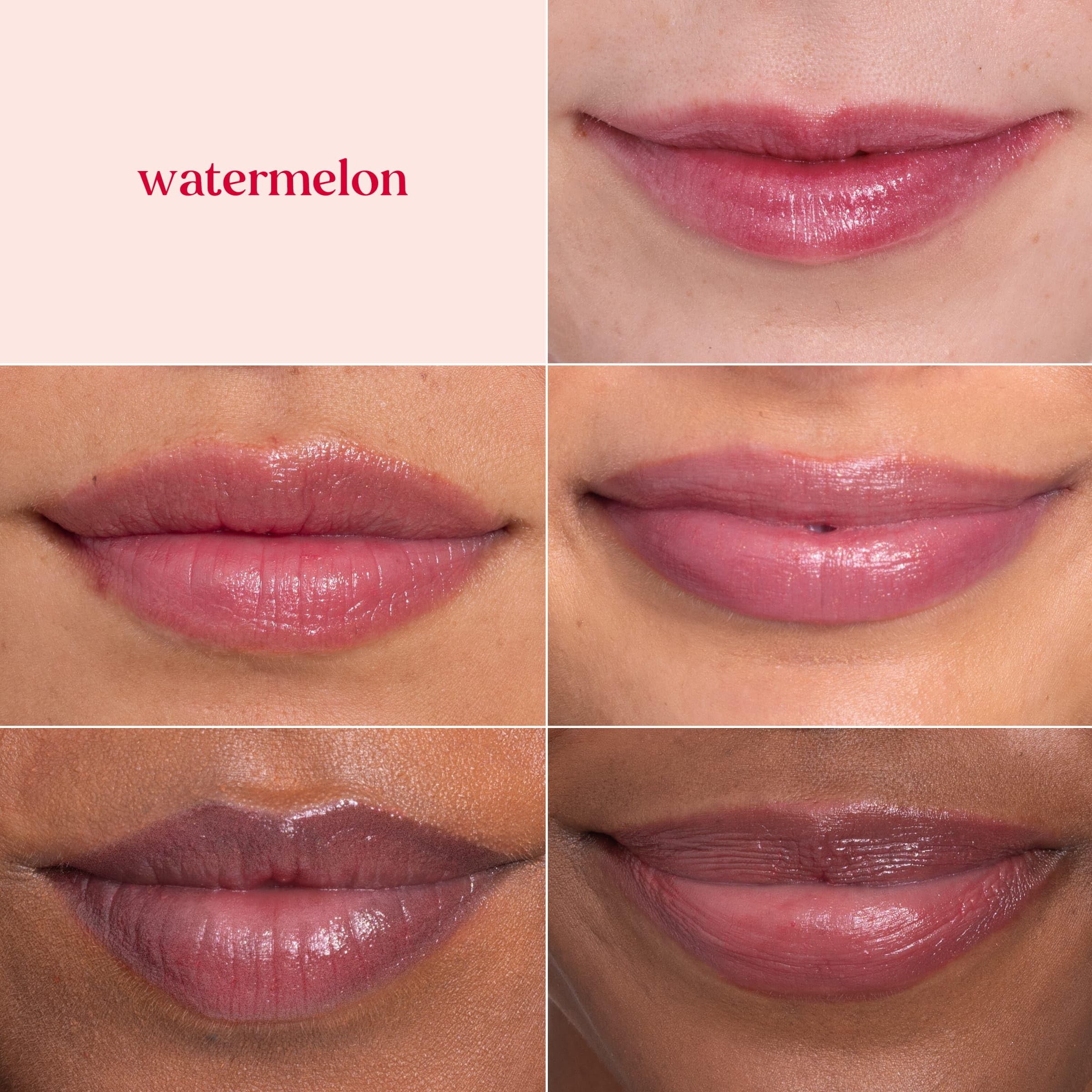 Burt's Bees Lip Shimmer Watermelon con aroma a menta fresca