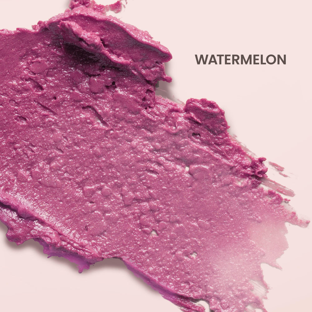 Color cálido y luminoso de Lip Shimmer Watermelon en labios