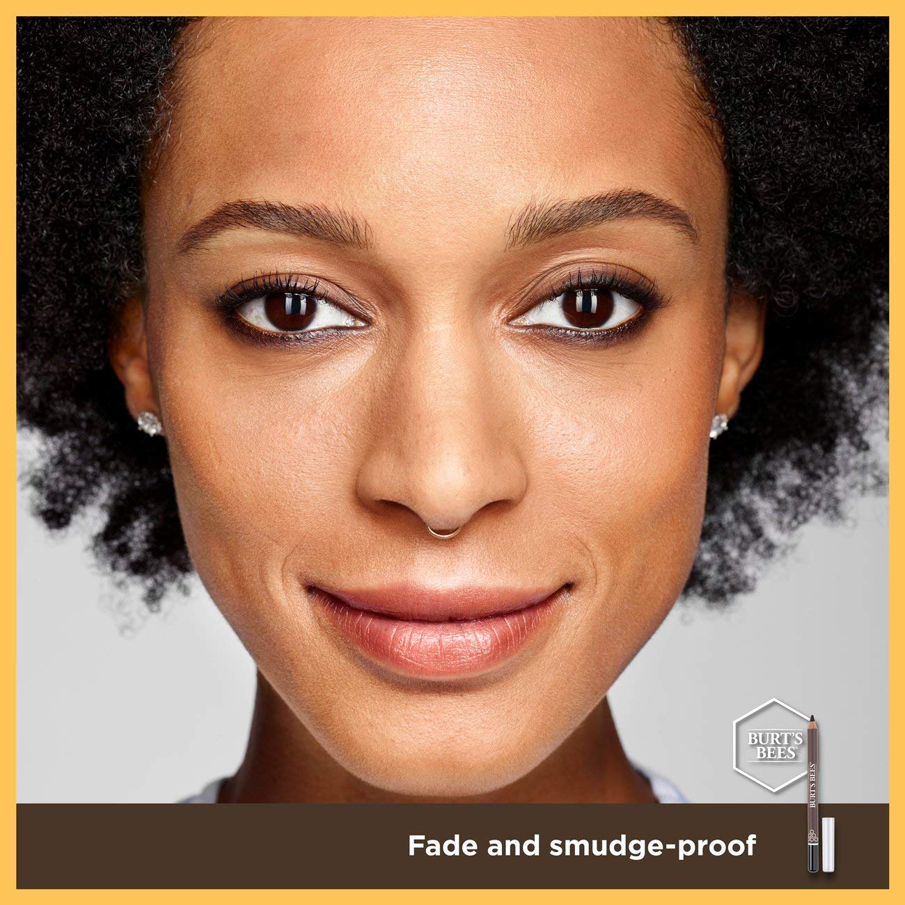 Delineador Burt's Bees con jojoba para nutrir la piel cercana al ojo