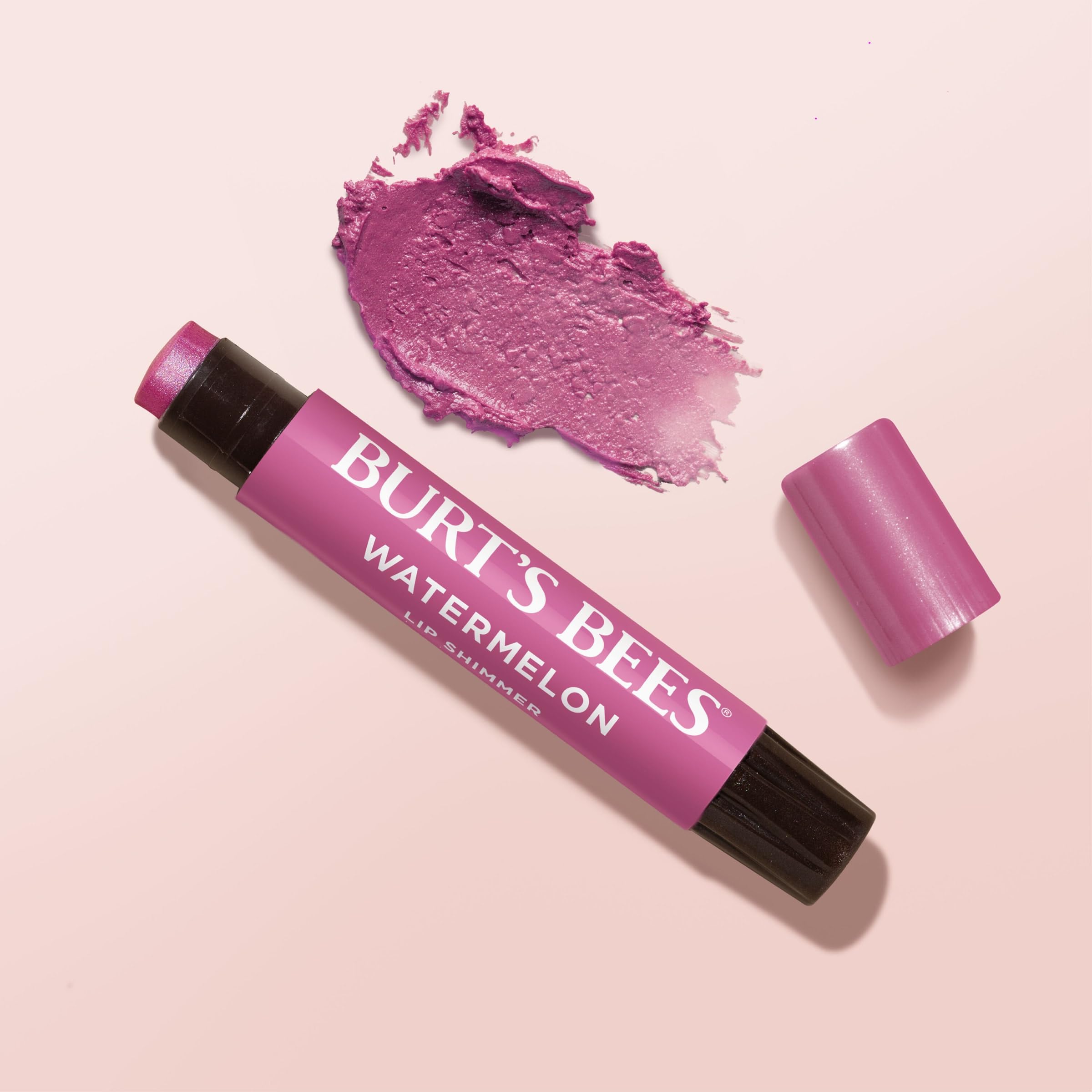 Ingredientes naturales y envase reciclable del Lip Shimmer Watermelon