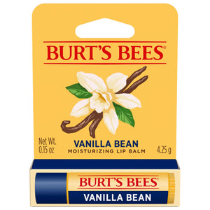Burt's Bees Bálsamo Labial Vanilla Bean en envase compacto para bolsos