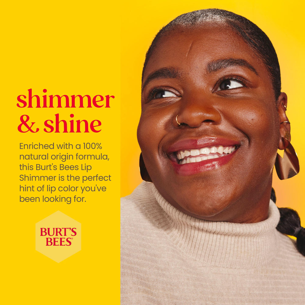 Burt's Bees Cereza, color natural intenso para looks diarios.