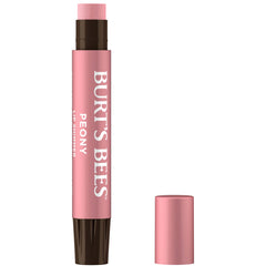 Burt's Bees Lip Shimmer Peony envase compacto para retoques.
