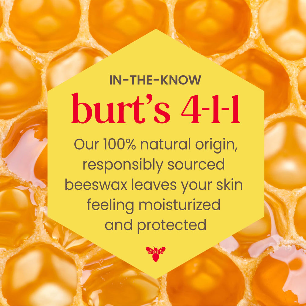 Burt's Bees Lip Shimmer Peony sabor a menta refrescante.