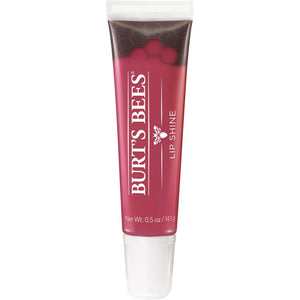 Brillo labial Burt's Bees, empaque compacto, ideal para retoques rápidos.