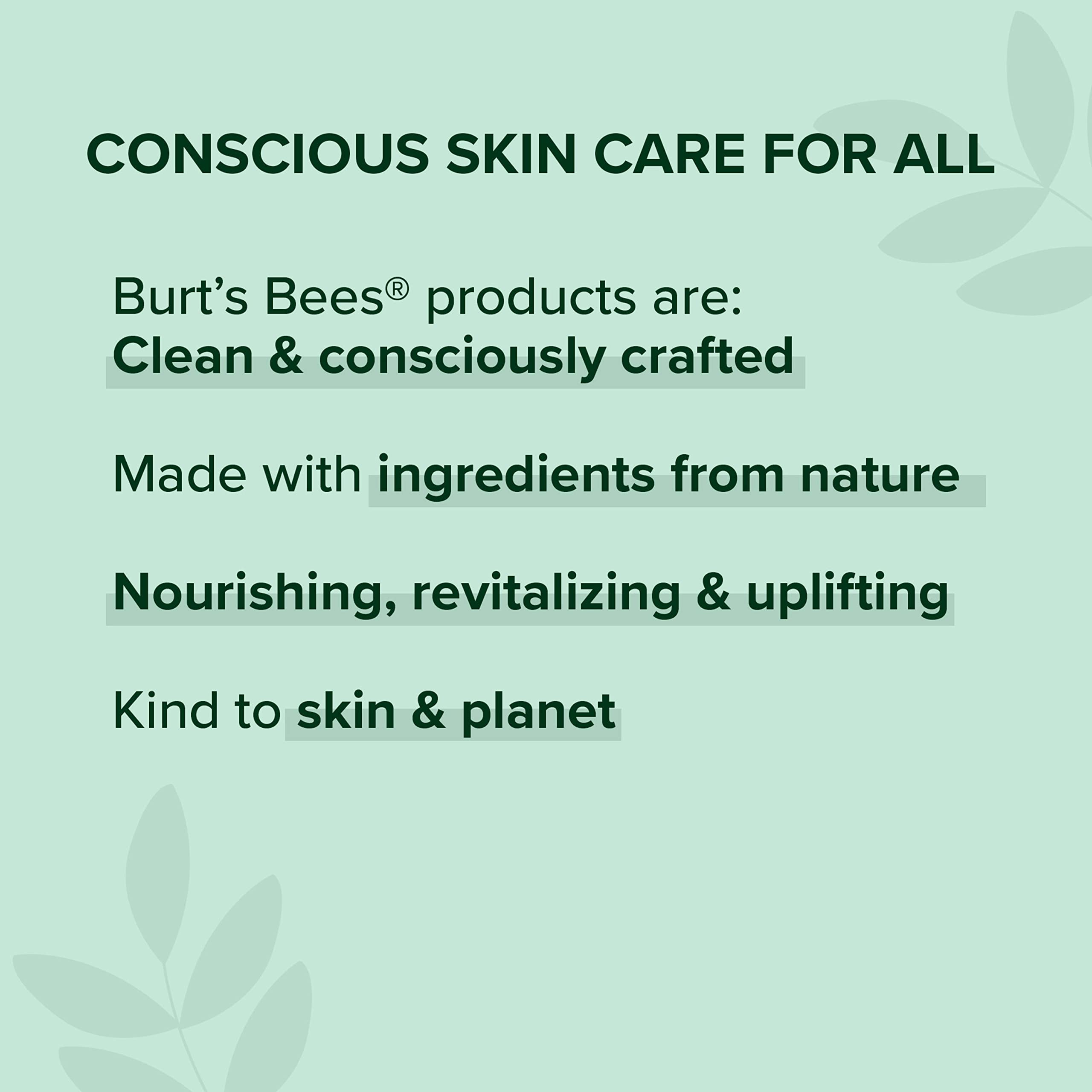 Burt's Bees loción corporal de rápida absorción para pieles secas.