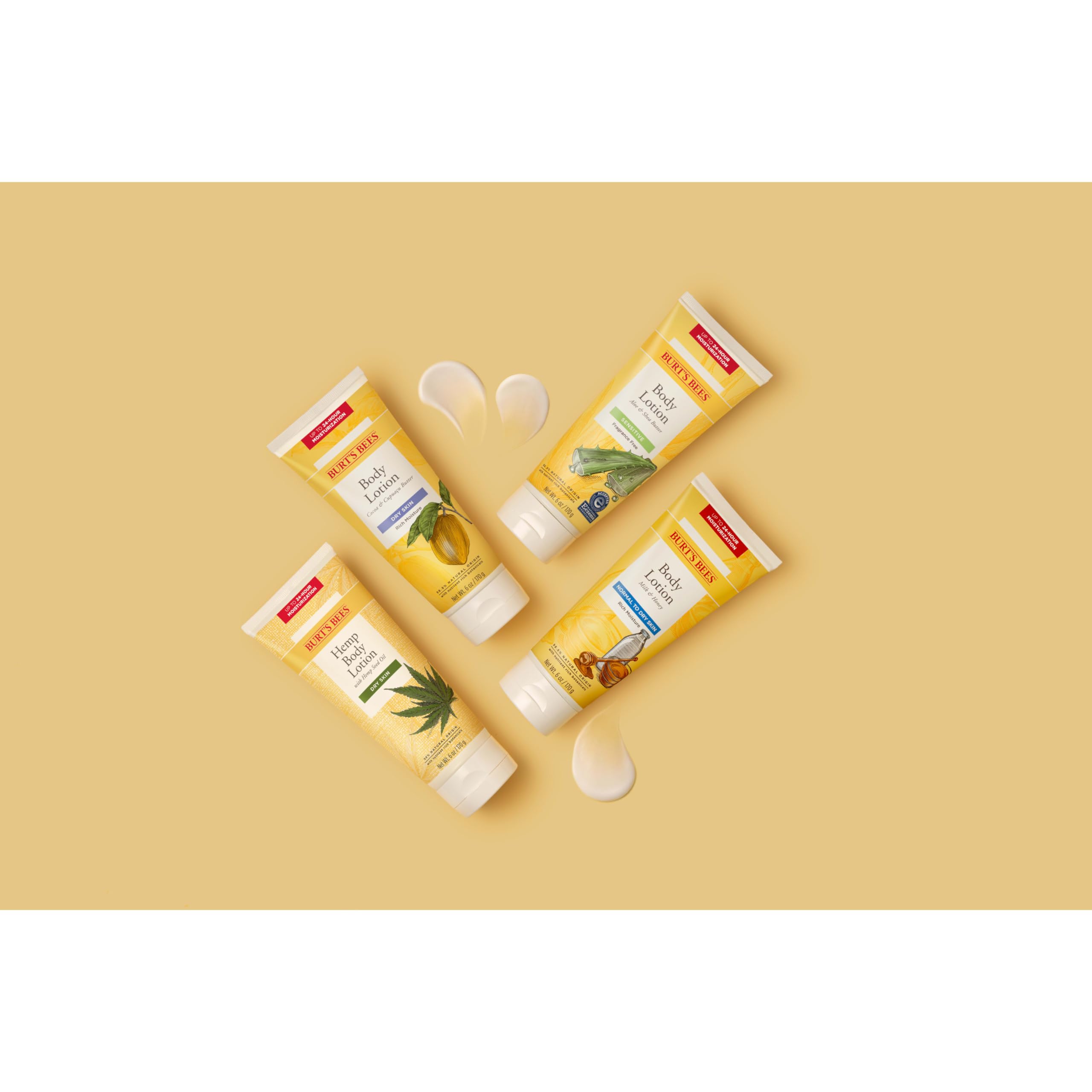 Ritual diario con mantecas naturales de Burt's Bees.
