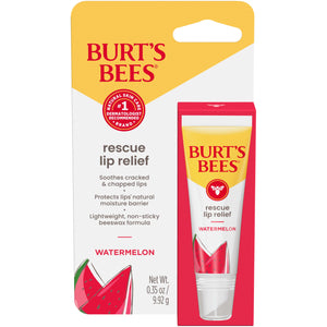 Burt's Bees alivio labial sandía en tubo para hidratación diaria.