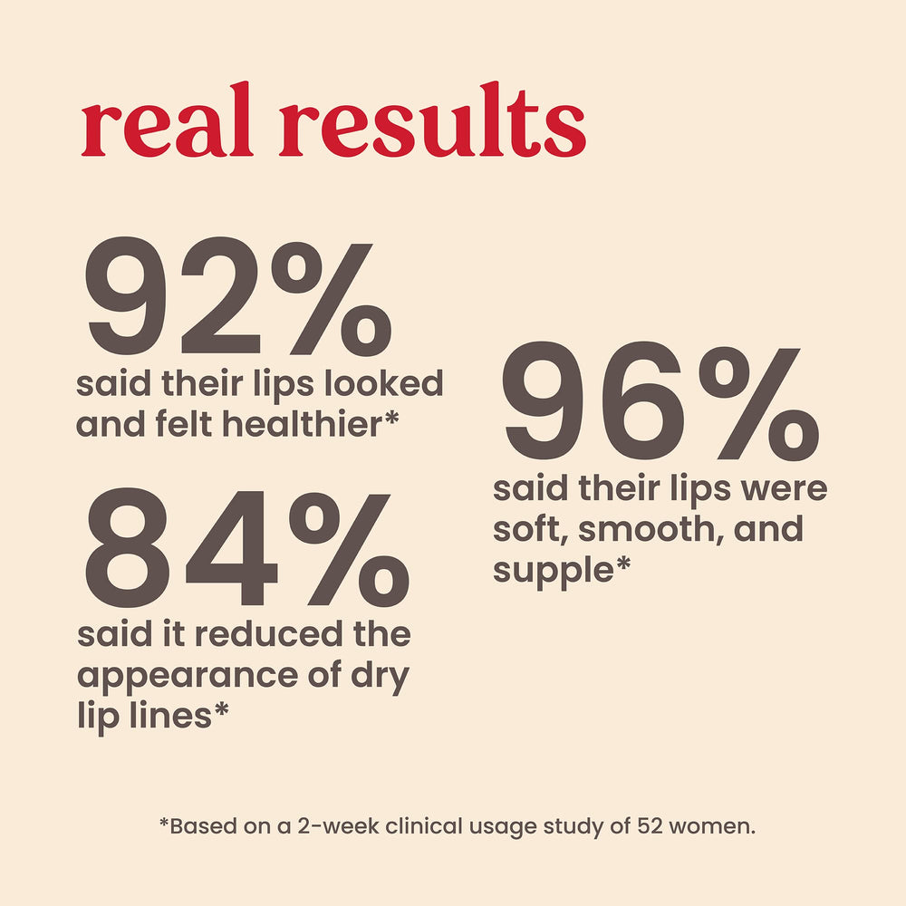 Burts Bees vitamina E y ceramidas protegiendo la humedad de los labios.