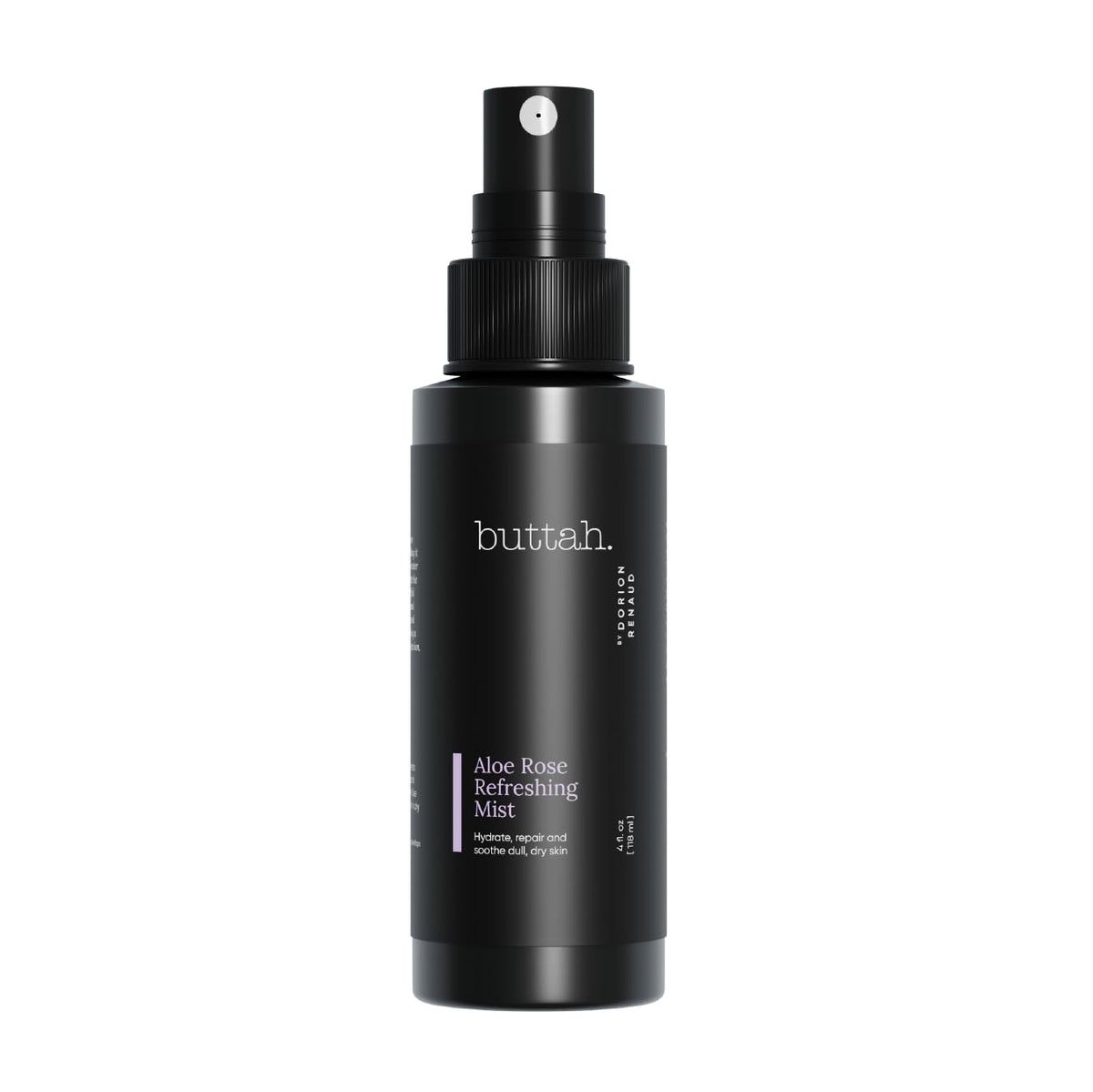 Buttah Aloe Rose Bruma Refrescante en botella, hidrata y refresca la piel.