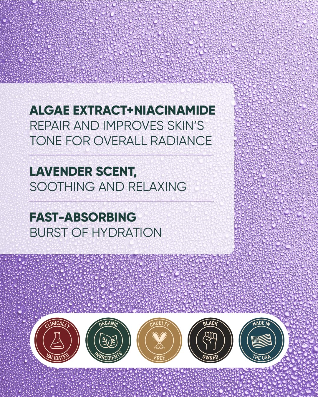Buttah Aloe Rose Bruma Refrescante en rostro, ideal después de la limpieza.