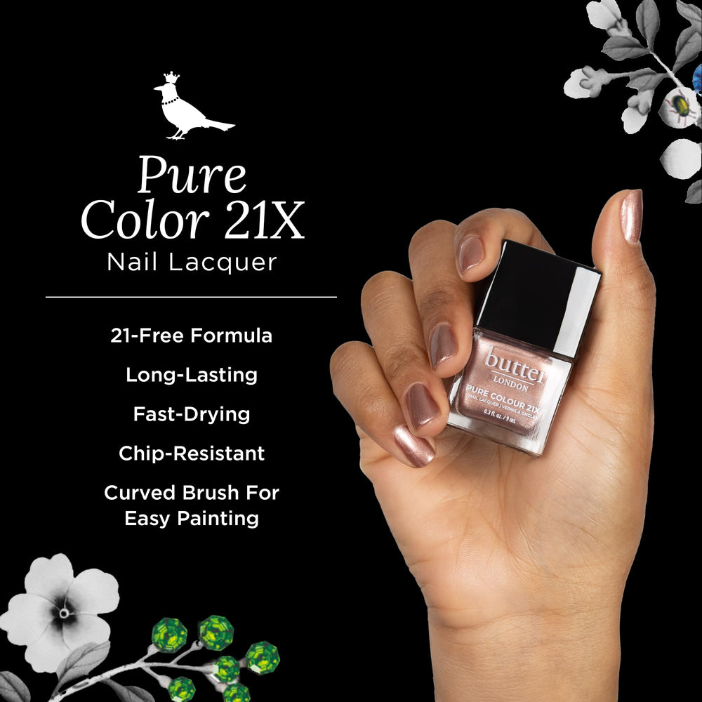 butter LONDON PC21X Bubbly Rose: aplicación de una capa para color vibrante