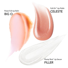 BUXOM brillo labial con efecto espejado y duradero.
