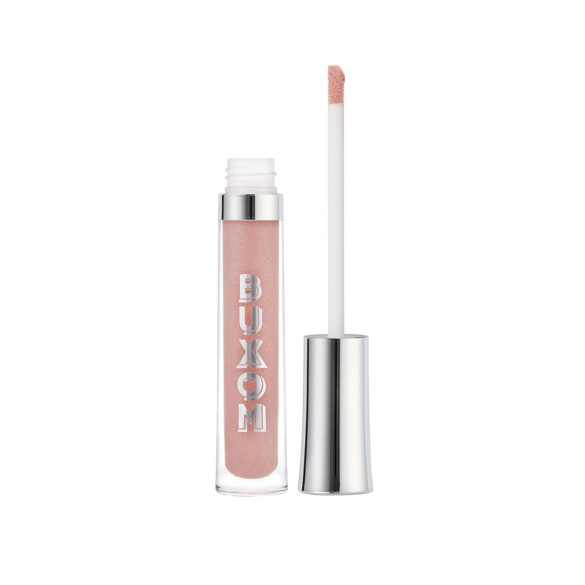 Buxom Brillo Labial Voluminizador en bote, deja un acabado brillante y plenitud.