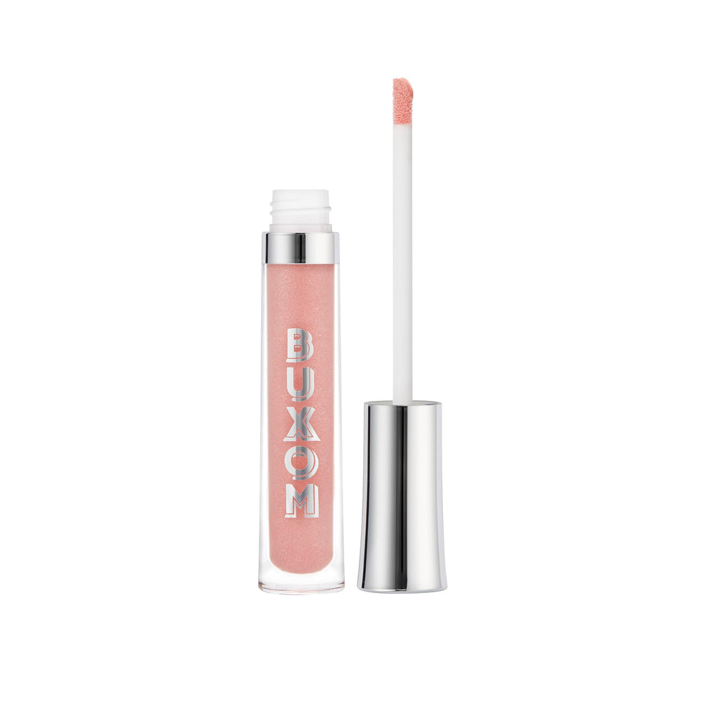Buxom Brillo Labial Voluminizador en bote, deja un acabado brillante y plenitud.