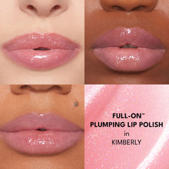 Buxom Kimberly Full-On Lip Polish: acabado de brillo alto que realza el color.