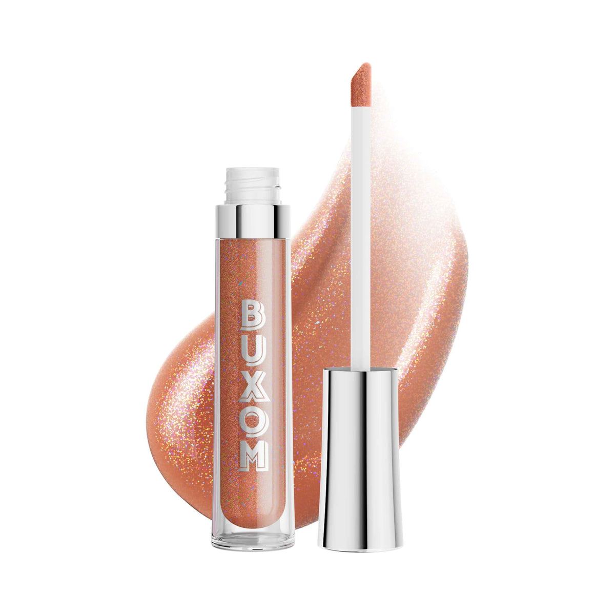 Buxom Full-On Lip Polish AQ Sarina, aplicación suave con brillo de diamante.