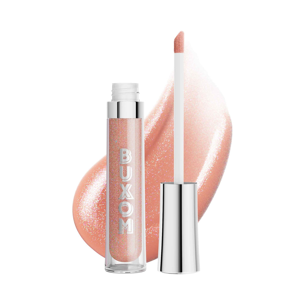Buxom AK Celeste Full-On – brillo labial perlado que sugiere volumen