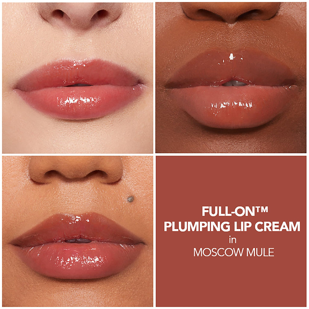 Labial cremosa sin brillo de Buxom para color suave