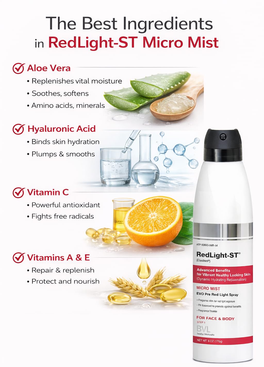 BWL spray refrescante para sensación fresca