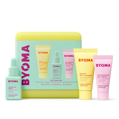 BYOMA Conjunto Claro: limpiador cremoso para piel propensa al acné, suave y limpio.
