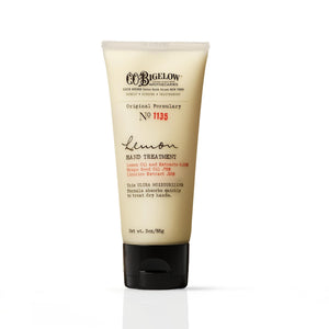 C. O. Bigelow Lemon Hand Treatment, botella de crema, hidratación profunda para manos secas.