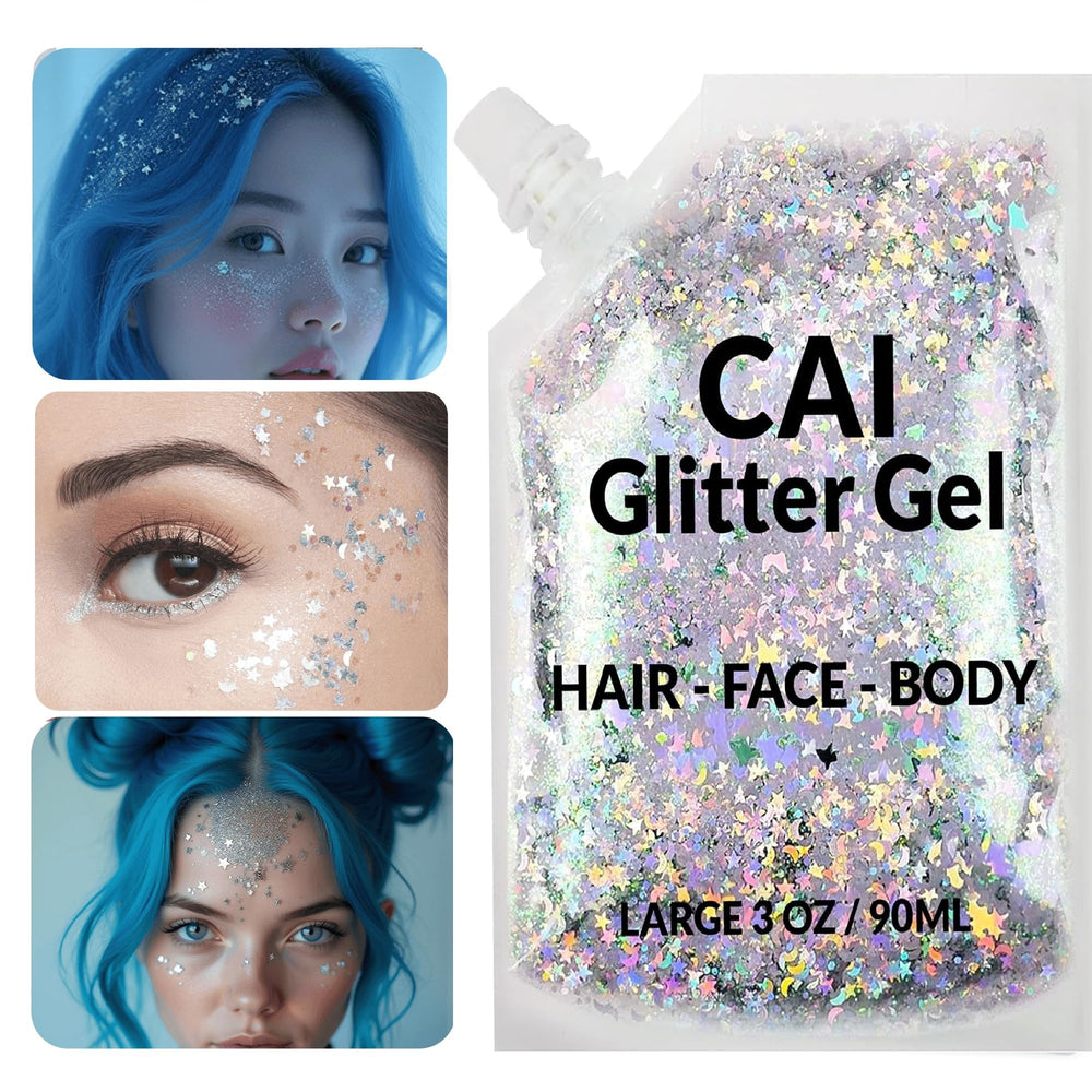 CAI BEAUTY NYC acabado luminoso que permanece sin pegar