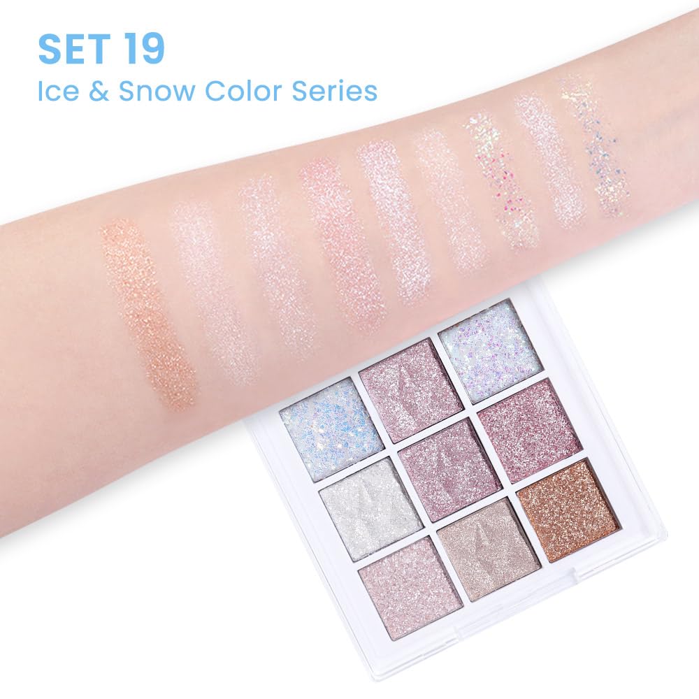 CAKAILA sombras mate y brillo para combinaciones versátiles.