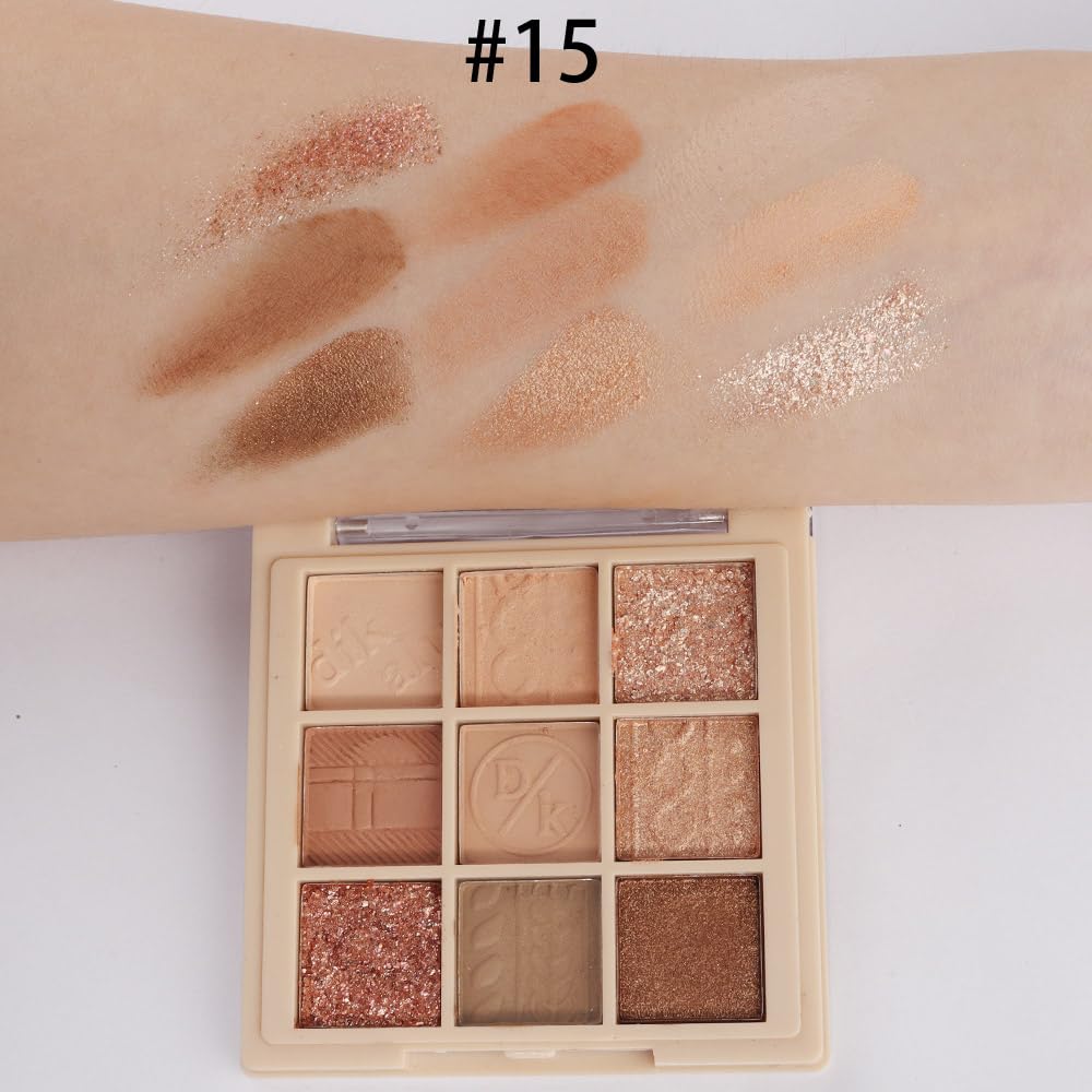 CAKAILA Empaque durable de paleta de sombras neutras para viaje