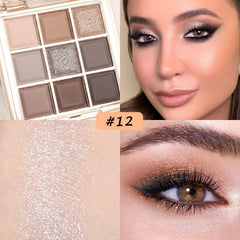 CAKAILA Sombras de ojos con acabados brillantes y mate para estilos versátiles.