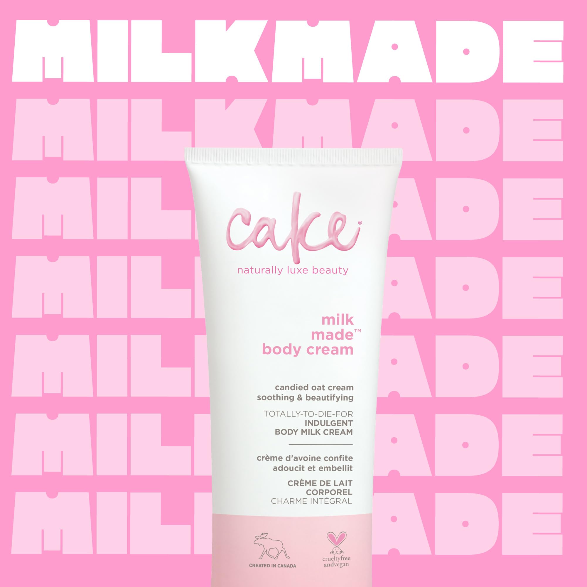 Cake Beauty aroma avena y malvavisco para un efecto reconfortante