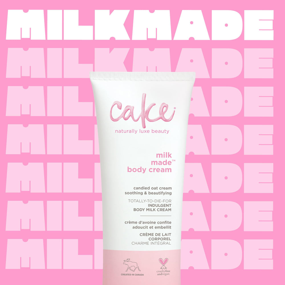 Cake Beauty aroma avena y malvavisco para un efecto reconfortante