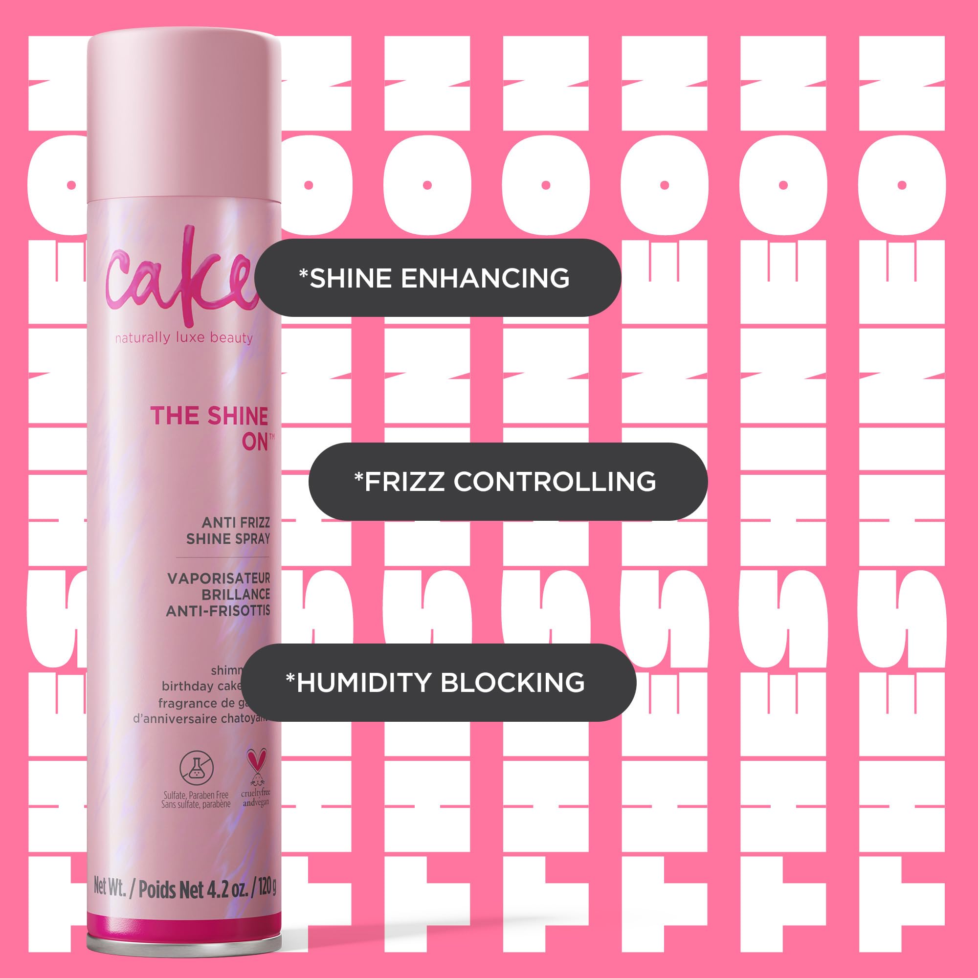 Cake Beauty The Shine On: mezcla de aceites naturales para cabello nutrido.