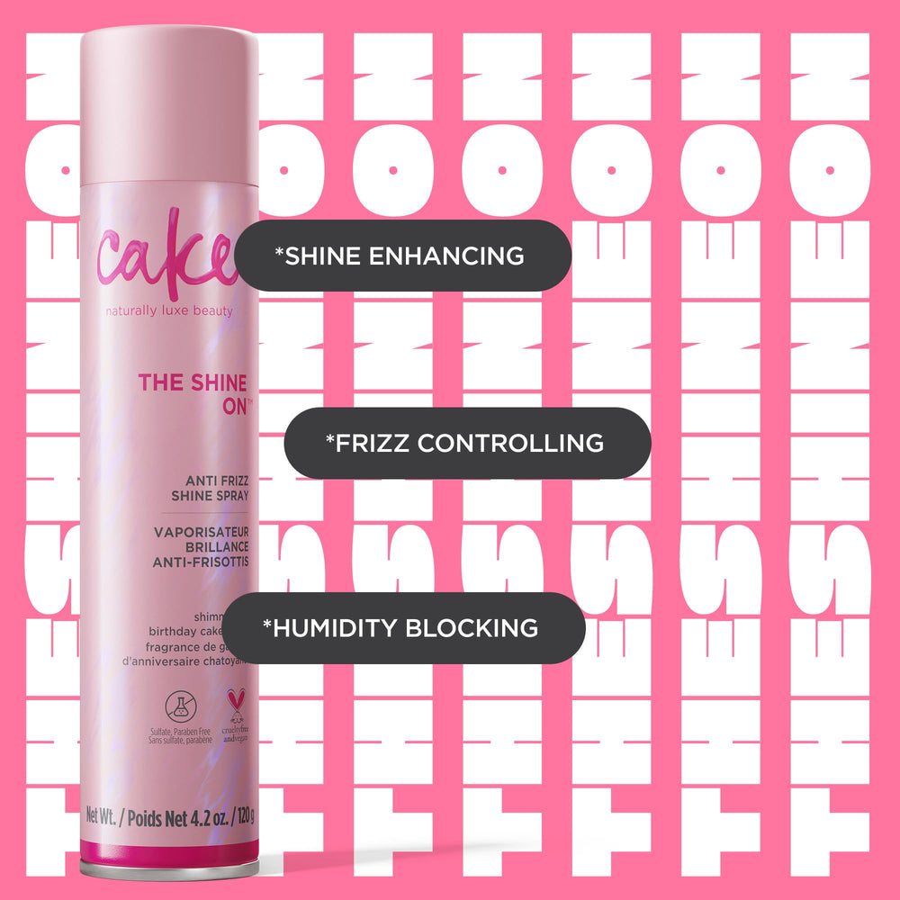 Cake Beauty The Shine On: mezcla de aceites naturales para cabello nutrido.