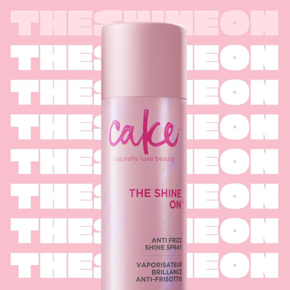 Cake Beauty The Shine On: aplicación uniforme para cabello suave y sin estática.