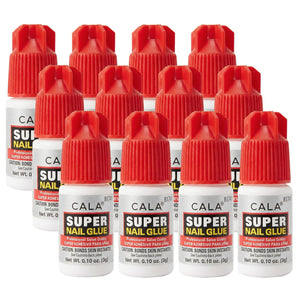 CALA Super Nail Glue para puntas artificiales, fijación duradera para manicura.