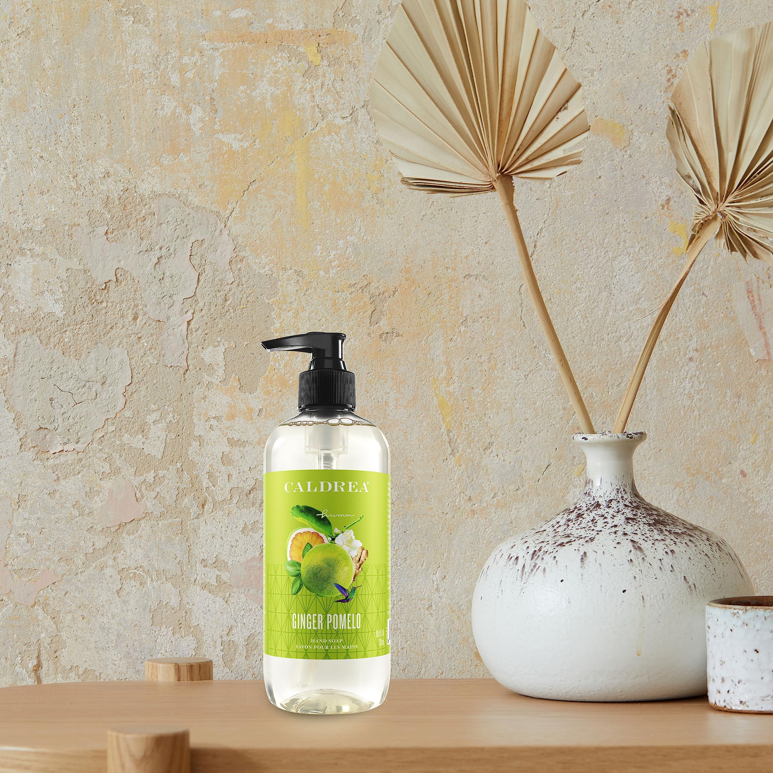 Perfume cítrico de Caldrea Jabón de Manos tras cada lavado.